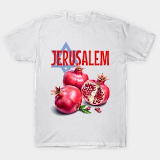 Jerusalem Pomegranates T-Shirt